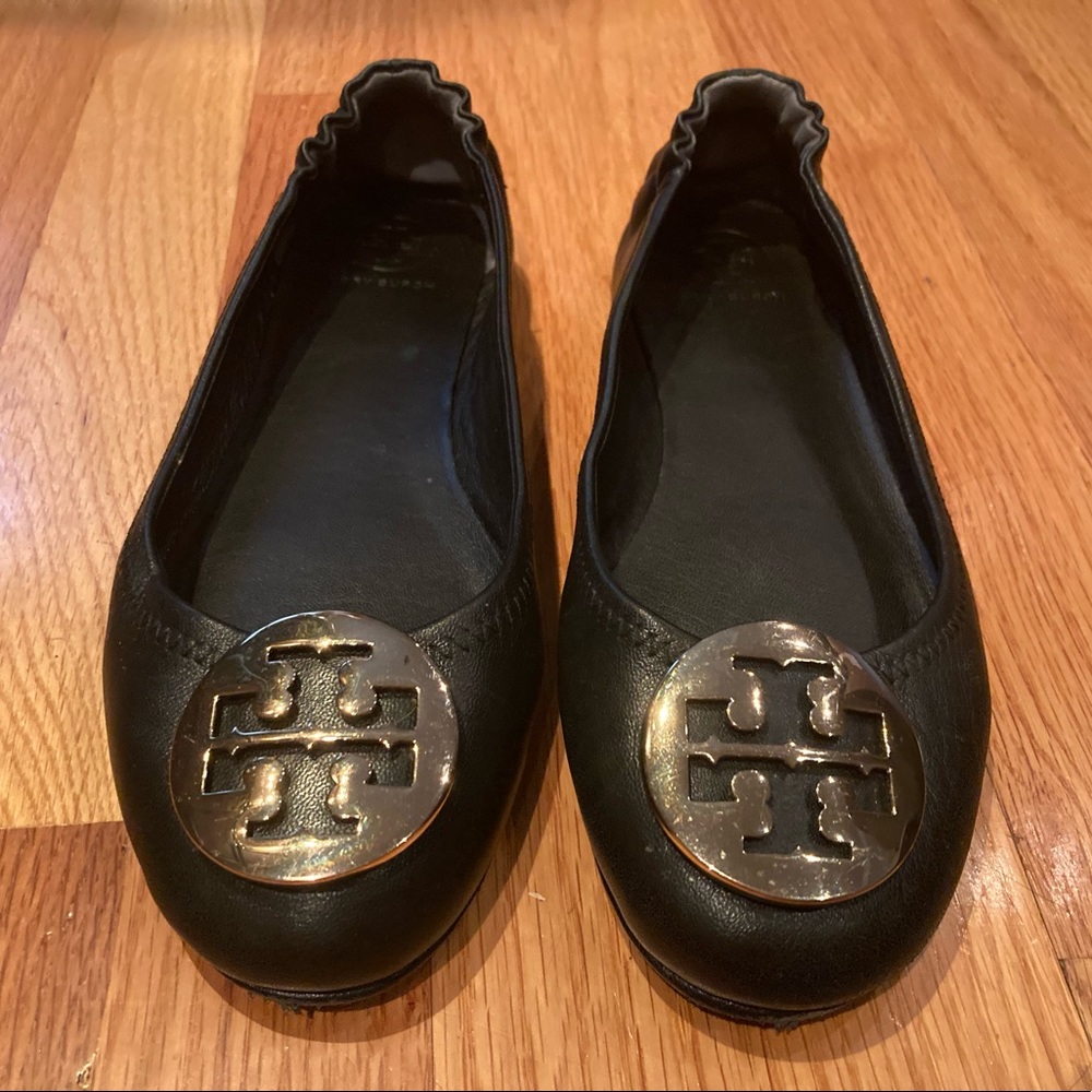 Tory Burch Flats Minnie - Black